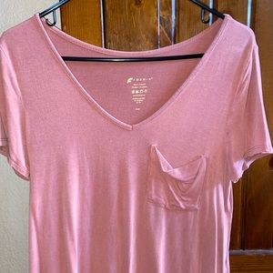 pink loose fit shirt